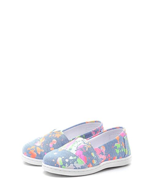 First Step Çocuk Keten Babet Ayakkabı Mavi-F-486 - S000048574-20042