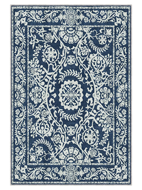 Homefesto Dekoratif Özel Tasarım Yıkanabilir İnce Kaymaz Tabanlı Modern Halı KECE FR23 - S000354050-21164