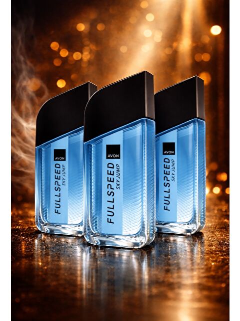 AVON Full Speed Sky Jump Erkek Parfüm Edt 100ml Üçlü Paket - S000412259-10231