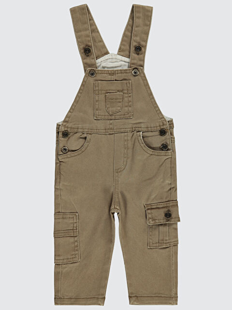 Civil Baby Erkek Bebek Salopet 6-18 Ay Bej - S000218006-19928