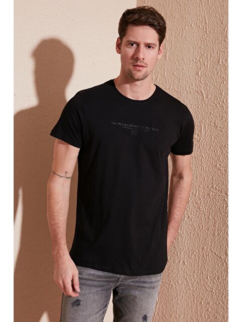 Buratti Erkek %100 Pamuk Tişört 541TACTICAL - S000001203-19351