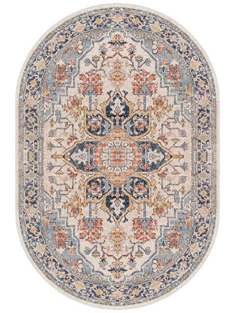 Homefesto Modern Dekoratif Yıkanabilir Kaymaz Taban Halı – İnce, Yumuşak Salon Halısı, Mutfak Halısı ve Yolluk - S000441929-20013