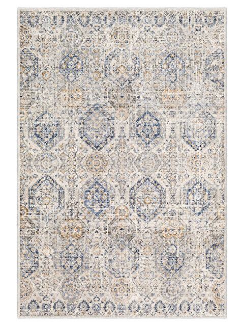 Homefesto Dekoratif Özel Tasarım Yıkanabilir İnce Kaymaz Tabanlı Modern Halı KECE FR16 - S000354072-17234