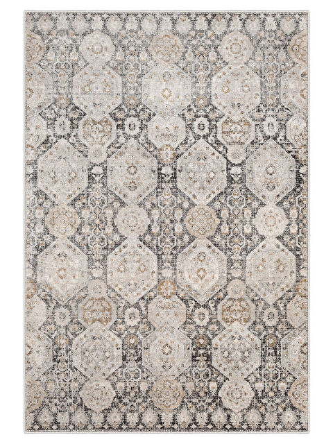 Homefesto Dekoratif Özel Tasarım Yıkanabilir İnce Kaymaz Tabanlı Modern Halı KECE FR16 - S000354073-19413