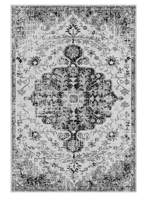 Homefesto Dekoratif Özel Tasarım Yıkanabilir İnce Kaymaz Tabanlı Modern Halı KECE FR15 - S000354620-19351