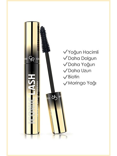 GOLDEN ROSE Iconic Lash Intense Black Mascara - Yoğun Siyah Maskara
