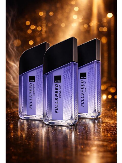 AVON Full Speed Quantum Erkek Parfüm Edt 100ml Üçlü Paket - S000412266-10231