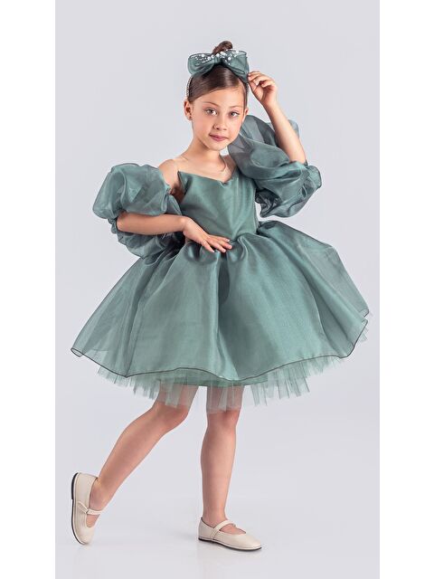 Mnk Baby & Kids Miss California Kız Çocuk Abiye MNK0594 - S000398160-18194