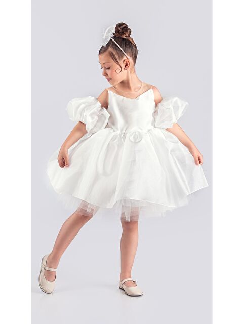 Mnk Baby & Kids Miss California Kız Çocuk Abiye MNK0594 - S000398160-20063