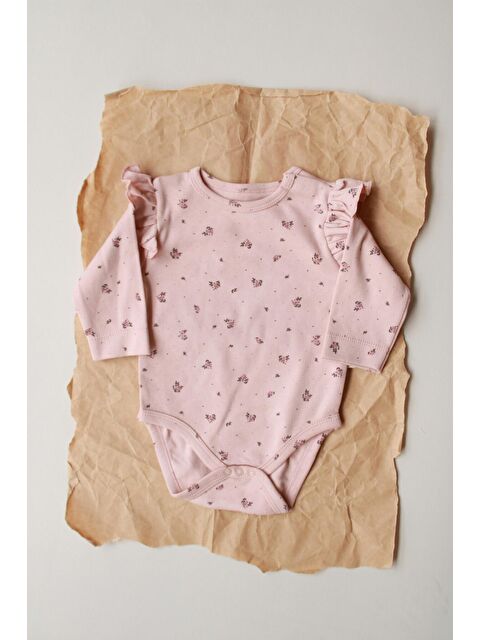 Oh La La Koala For Little Ones Gül Baskılı Fırfırlı Body Zıbın - S000427406-19928