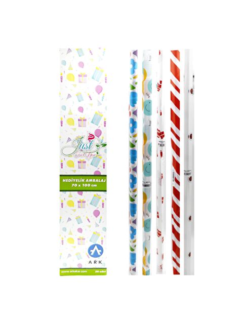 Ark 70x100 cm Rulo Hediyelik Ambalaj 50 Adet Kod:2220 - S000424771-23173