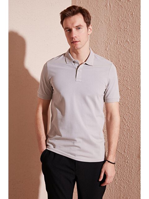 Buratti Pamuklu Regular Fit Düğmeli Polo Yaka %100 Pamuk Tişört 5902739 - S000139058-17308