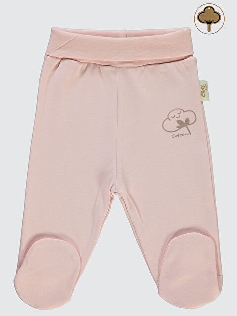 Civil Bebek Organik Patikli Tek Alt 0-6 Ay Pembe - S000203350-20024