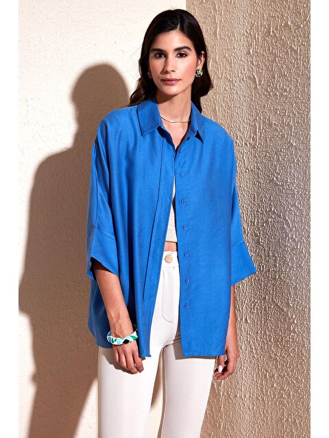 Lela Truvakar Kol Oversize Gömlek 514344020 - S000008383-23093