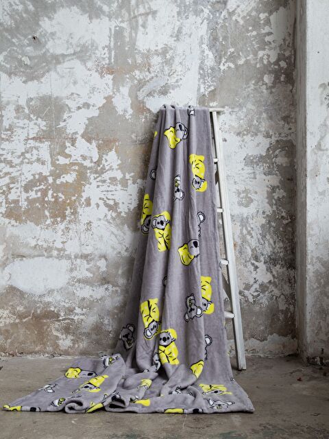 Dolce Bonita Home Wellsoft TV Battaniye 110x140 Koala Bear Sarı - S000134381-20072