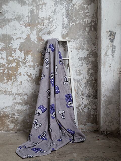 Dolce Bonita Home Wellsoft Çift Kişilik Battaniye Koala Bear Mor - S000059242-20042