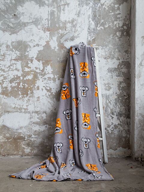 Dolce Bonita Home Wellsoft Tek Kişilik Battaniye Koala Bear Turuncu - S000115240-20013