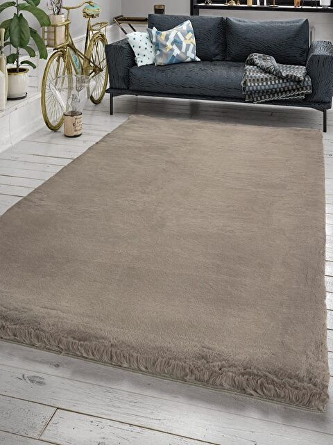 Jassrug Fuzzy Kürk Halı 160x220 Antrasit - S000126148-29666