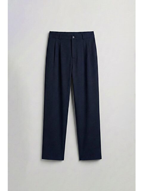 Abluka Online Baggy Fit Kumaş Erkek Pantolon Lacivert - S000032665-21164