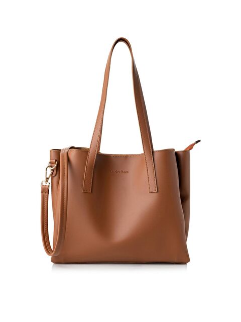 Lucky Bees Kadın Çift Askılı Tote El ve Omuz Çantası - S000399413-14955