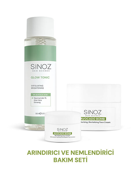 Sinoz Arındırıcı ve Nemlendirici 3'lü Bakım Seti