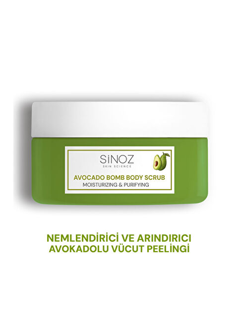 Sinoz Avokado Bomb Nemlendirici ve Arındırıcı Vücut Peelingi 300 Gr