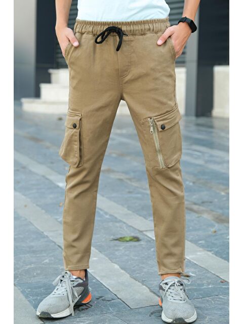 Pina Kids Erkek Çocuk Kargo Pantolon Kanvas Likralı - S000123768-19928