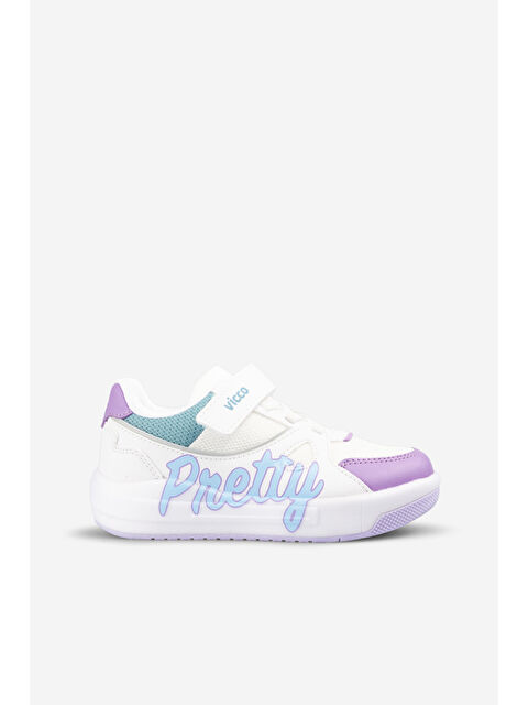 Vicco Pretty Işıklı Kız Bebek Beyaz Sneaker