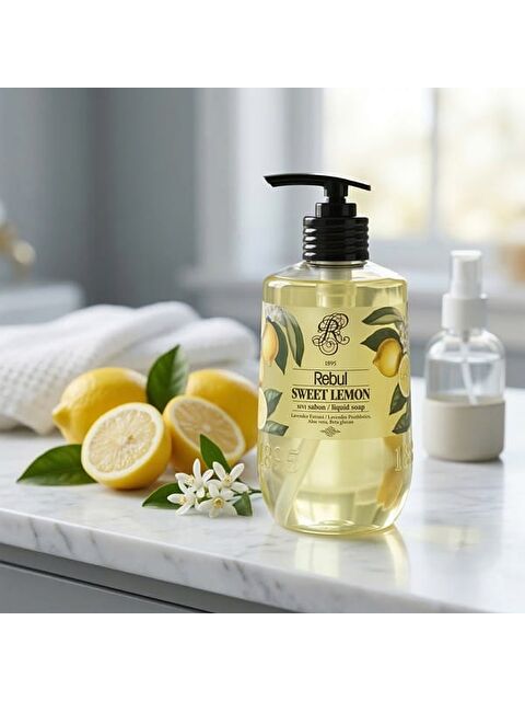 Rebul Sweet Lemon Sıvı Unisex Sabun - Sarı - 500 ml