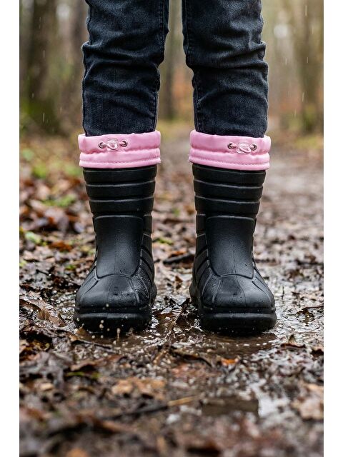 Gezer Kız Çocuk Kışlık Eva Boğazdan Lastikli Sessiz Taban Kar Bot Çizme - S000180596-2563