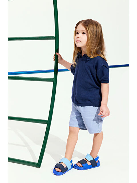 Vicco Krixi Hafif Erkek Bebek Saks Mavi Sandalet