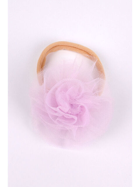 Le Mabelle Lila Tül Çiçek Kız Çocuk Saç Bandı - S000237084-17878