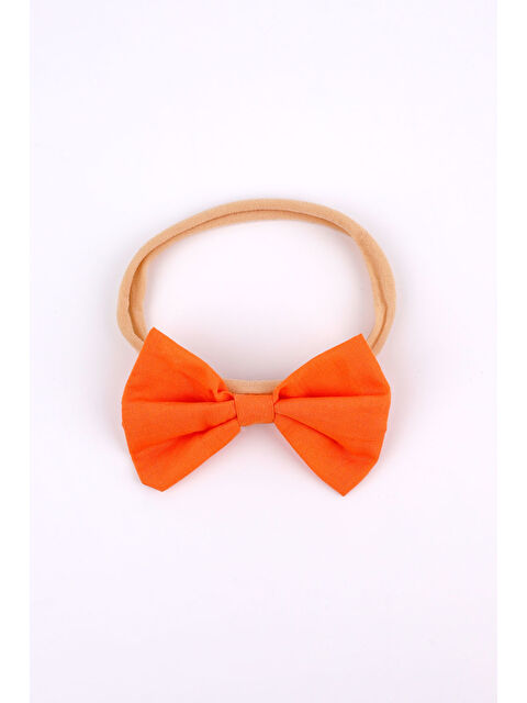 Le Mabelle Turuncu Fiyonk Kız Çocuk Saç Bandı - S000237086-20013