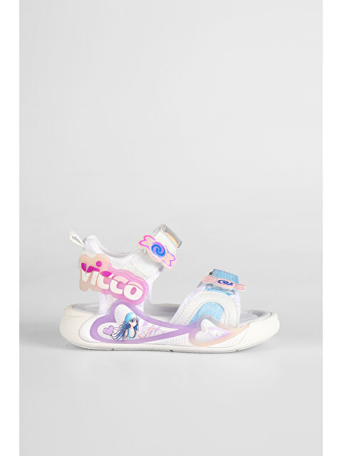 Vicco Arial Hafif Kız Bebek Beyaz Sandalet - S000385931-20063