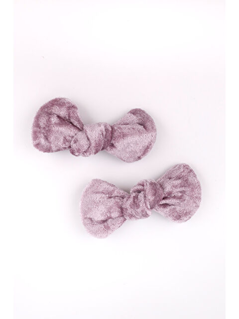 Le Mabelle Lila 2'li Kadife Kız Çocuk Klips Toka - S000236931-17878