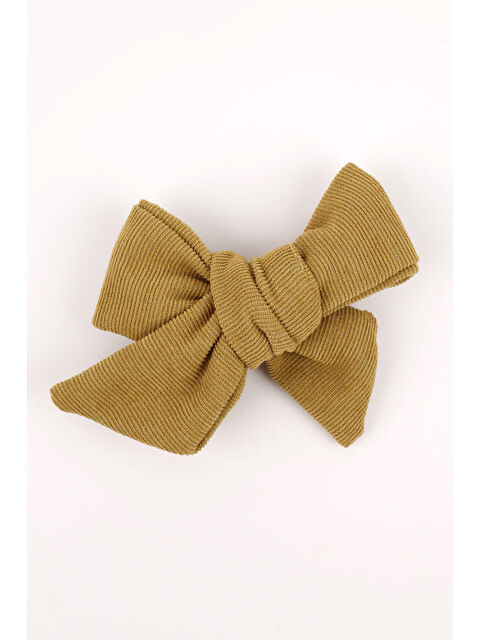 Le Mabelle Hardal Düğüm Fiyonk Kadife Kız Çocuk Klips Toka - S000235583-20074