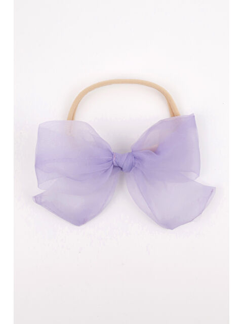 Le Mabelle Lila Organze Fiyonk Kız Çocuk Saç Bandı - S000237061-17878