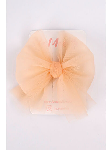Le Mabelle Somon Tül Fiyonk Kız Çocuk Klips Toka - S000236817-24085