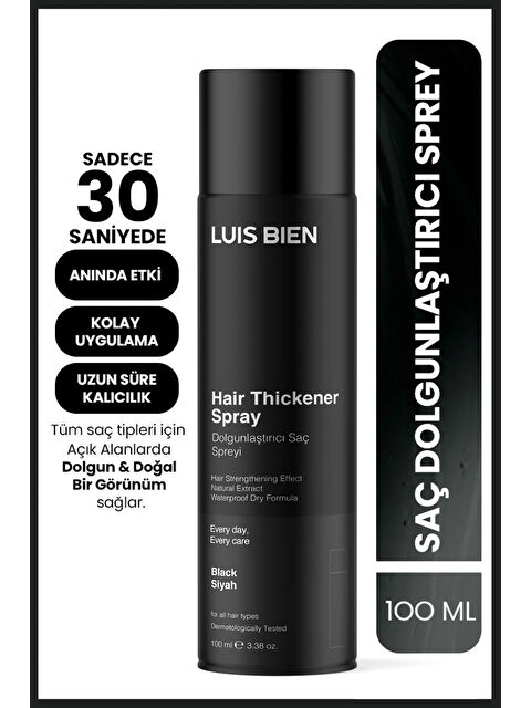 Luis Bien Dolgunlaştırıcı Saç Spreyi-Siyah - S000109720-19351