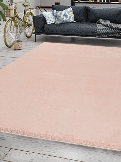 Jassrug Royal Püsküllü Halı 160x220 Pudra - S000126153-23490