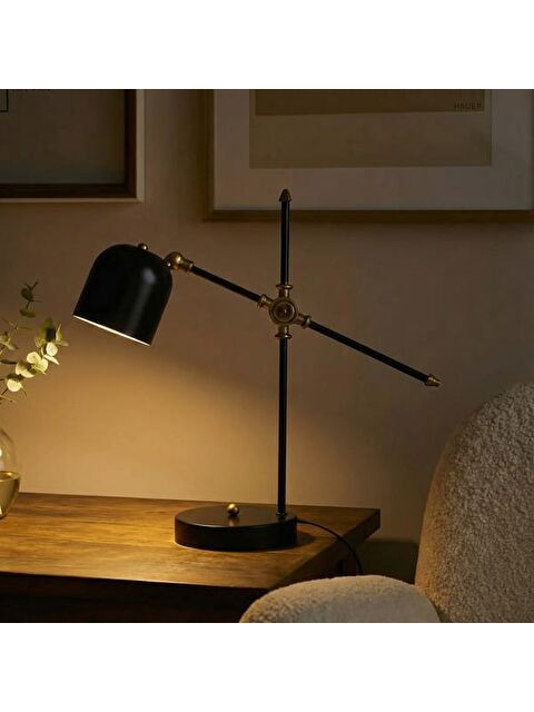 Correx Hackney Masa Lambası - Siyah - 42x15x40 cm - S000378586-19351