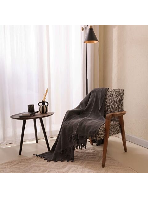 Evidea Soft Koltuk Şalı - Antrasit - 180x200 cm - S000391231-29666