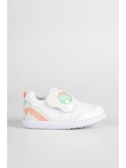 Vicco Donut Basic Kız İlk Adım Beyaz/Pudra Sneaker - S000365547-37242