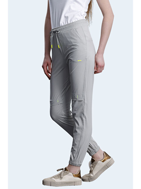 SLAZENGER NADIYA Kadın Cepli slim fit Gri Eşofman Altı - S000367786-20600