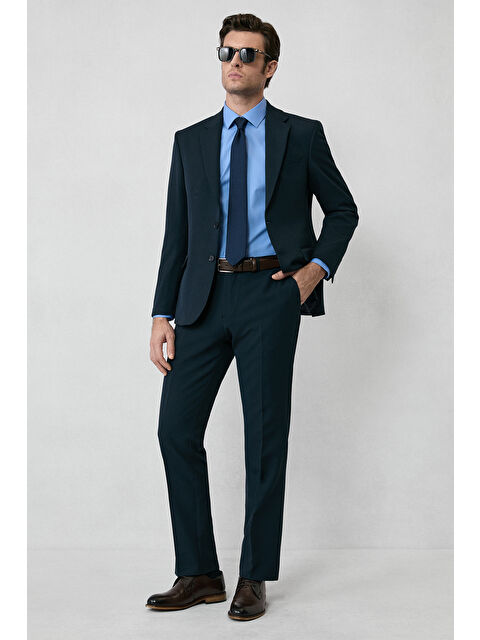 Kiğılı Polo Club 4 Drop Relaxed Fit Rahat Kesim Mevsimlik Mono Yaka Elastanlı Esnek Takım Elbise - S000418739-29672