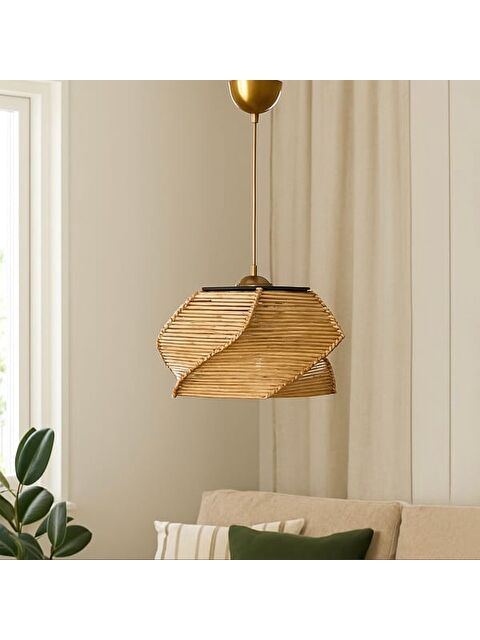 Safir Light Grata Tekli Avize - Eskitme - 18x18x36 cm - S000400295-19413