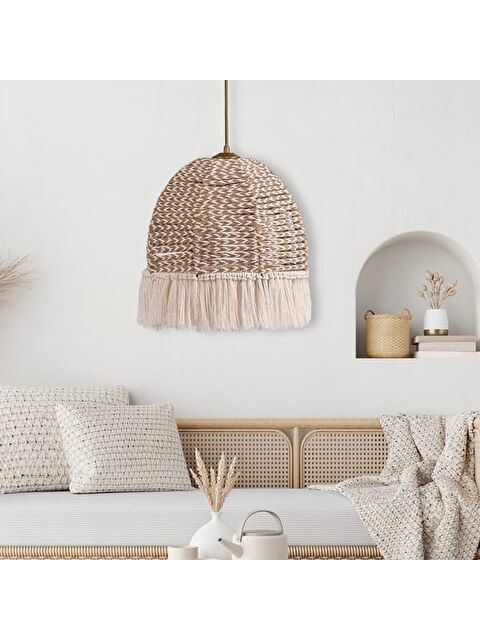 HMY Design Delacorde El Yapımı Avize - Jüt / Ekru - S000401813-19965