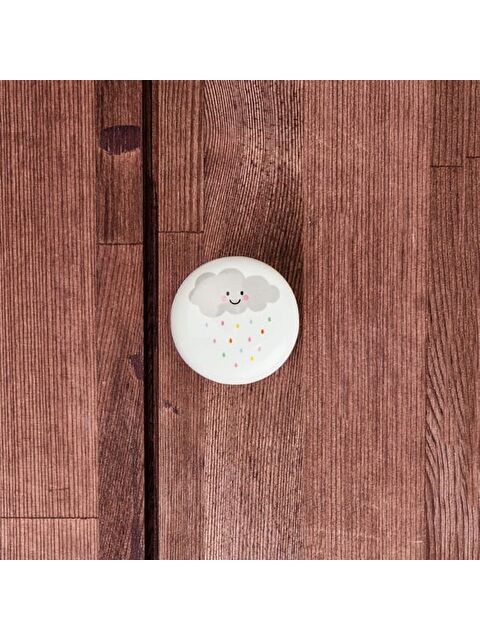 Esal Ufo Bulut Düğme Kulp - Beyaz - S000391534-20063