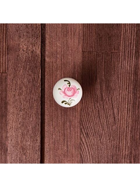 Esal Yıldız Düğme Pembegül Kulp - Beyaz / Antik - S000387510-20063