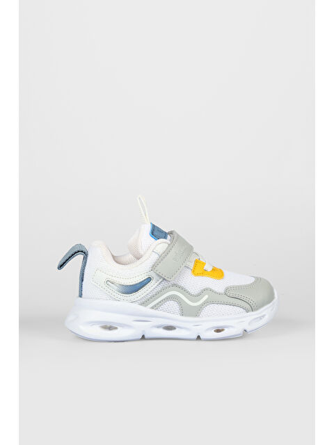 Vicco Rony Işıklı Erkek Bebek Beyaz Spor Ayakkabı - S000277145-20063